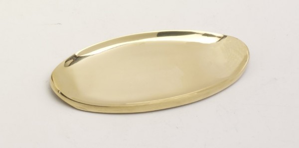 Kerzenteller oval L 11 cm