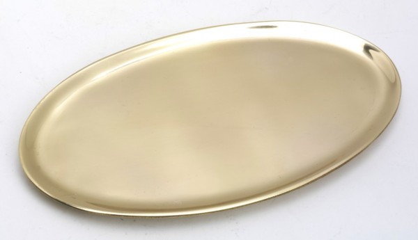 Teller oval 20x11 cm poliert