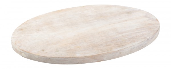 Teller Holz hell oval 13,5x10 cm