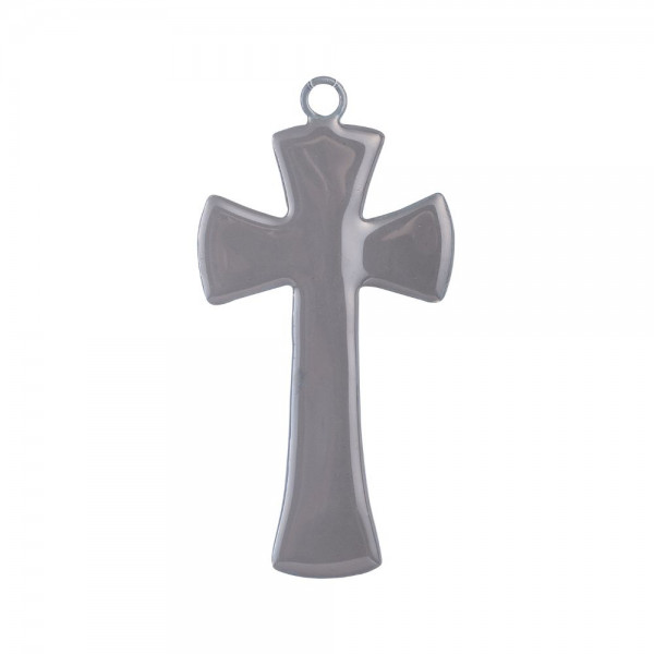 Wandkreuz Anthrazit - H 10 cm