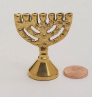 Menora H 2 cm gold Menora H 2 cm gold