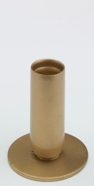Kerzenhalter Eisen gold H 8 cm