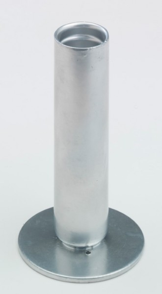 Kerzenhalter Eisen silver H 12 cm