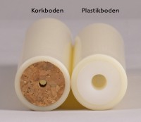 Attrappen Nylon mit Korkboden Ø 80 und 70 mm Attrappen Nylon mit Korkboden Ø 80 und 70 mm