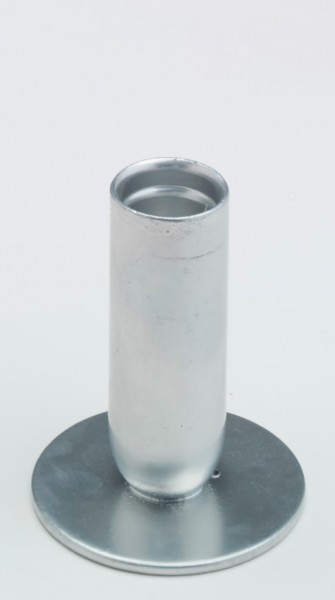 Kerzenhalter Eisen silber H 8 cm