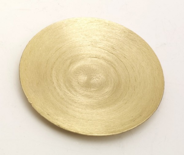 Teller Alu gold D 12,5 cm