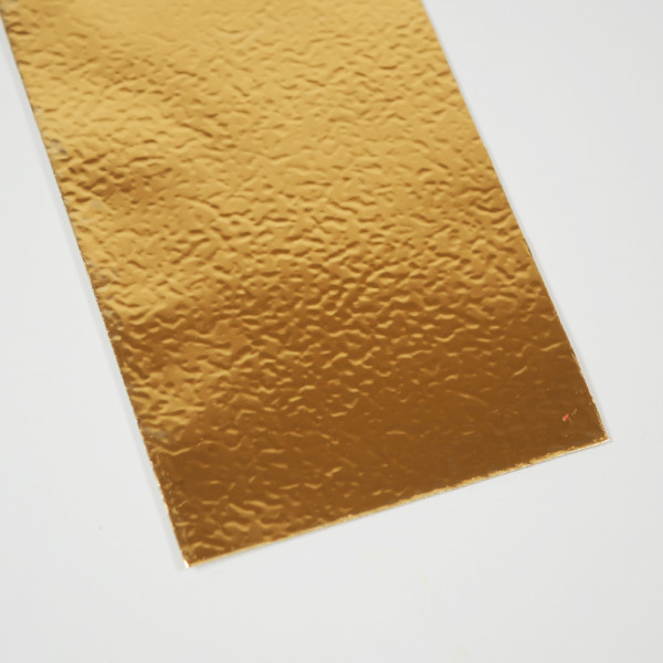 Geprägte Wachsplatten für Kerzen – gold/fein