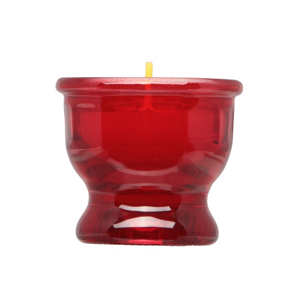 Glasopferlicht rot, 48x54 mm (ca. 6 h)